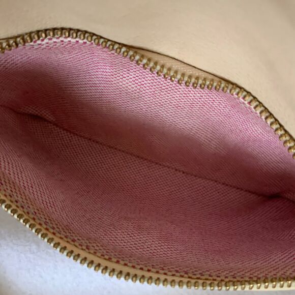 Dooney & Bourke Pebble Leather Crossbody Bag Beige/ Cream Small - Picture 8 of 15